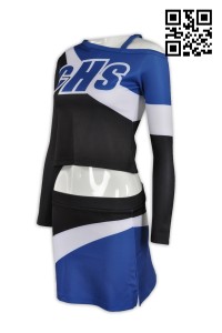 CH135設計單啦啦隊服 製造拼色啦啦隊服 網上下單啦啦隊服 女款 啦啦隊服製衣廠